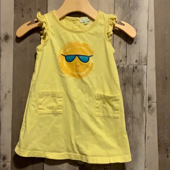 LeTop Sunny Yellow Dress with pockets size 2t - Picture 1 of 6
